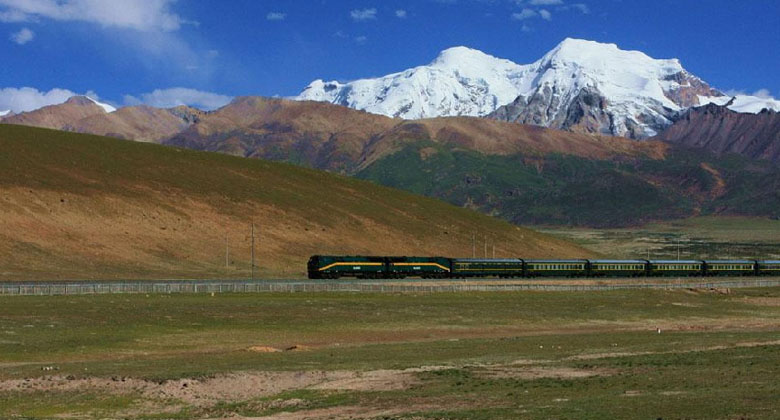 Qinghai-Tibet-Bahn über Tanggula-Pass