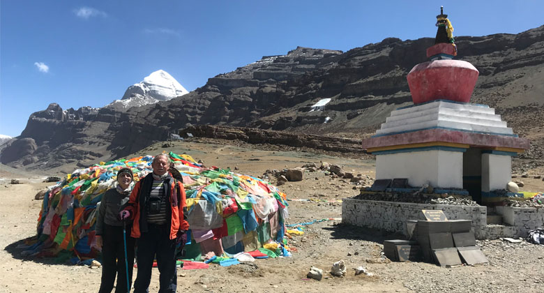 Mount Kailash Gebetsfahnen