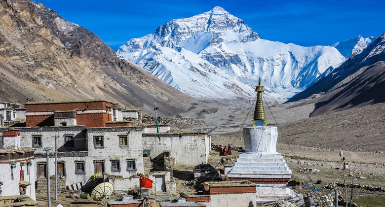 Tibet Rongbuk Monastery