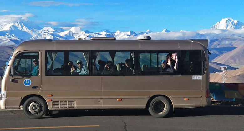 Das Fahrzeug, das wir für unsere Kleingruppenreisen in Tibet nutzten