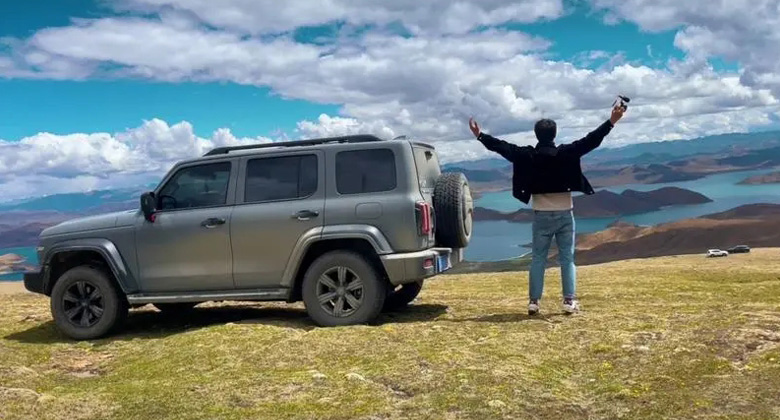 Selbstfahrer in Tibet