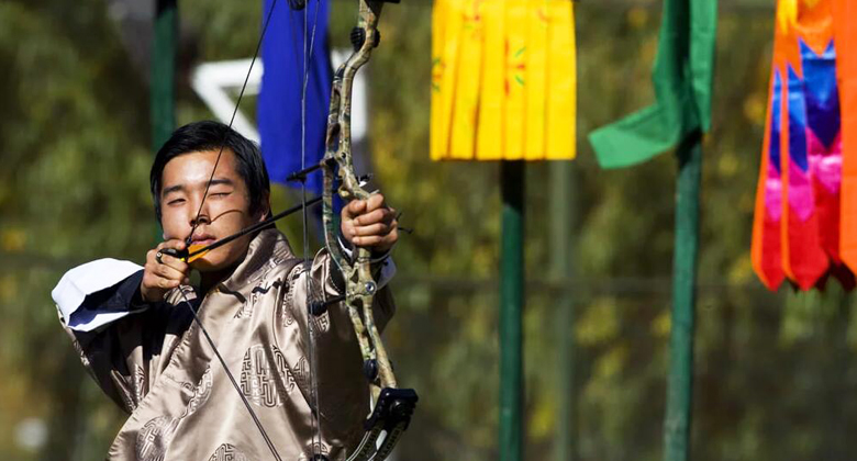 Bogenschießen ist ein Nationalsport in Bhutan