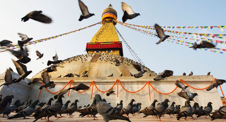 Boudhanath in Kathmandu