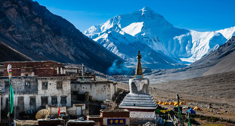 Everest Base Camp in Tibet