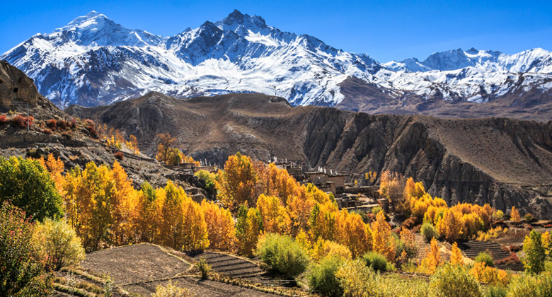 Herbst in Nepal