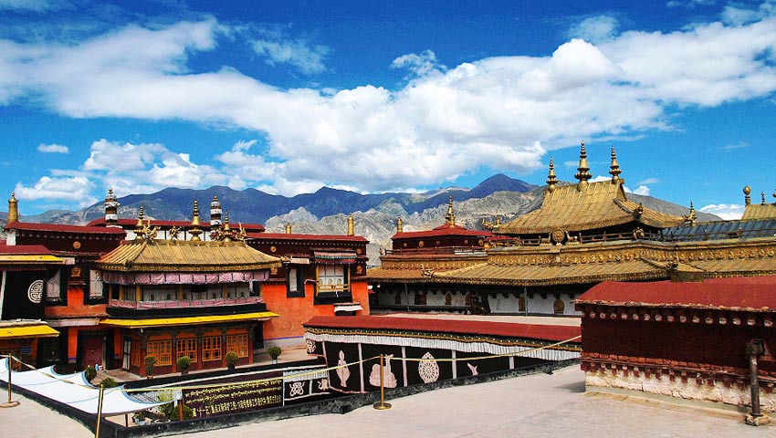 Jokhang Tempel in Tibet