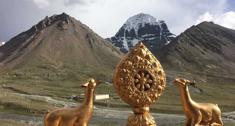 Ein Blicken mit Mount Kailash