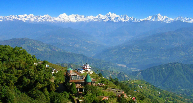 Ansicht von Chisapani Nagarkot Trek