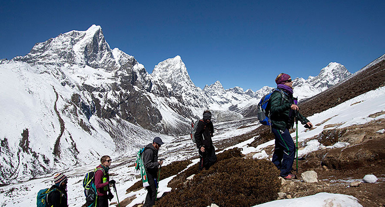 Besteigung des Mount Everest in Nepal