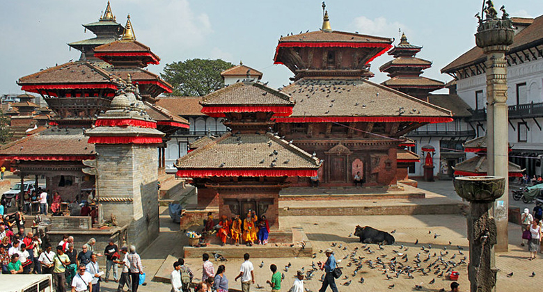 Besuchen Sie den Durbar Square im Sommer