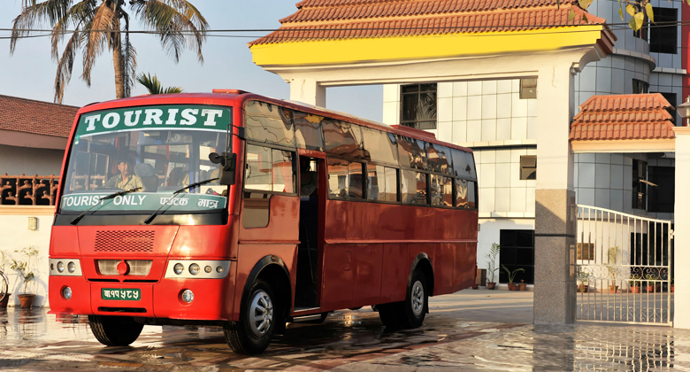 Öffentlicher Bus für Touristen