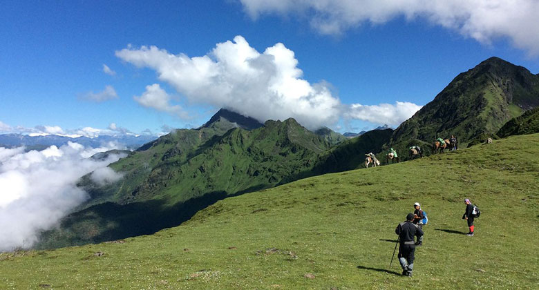 Bhutan Trekking - Die schöne Landschaft