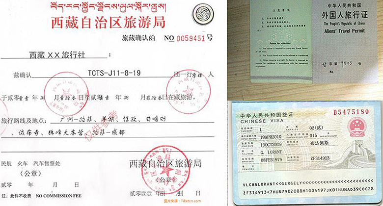 Tibet Reisegenehmigungen