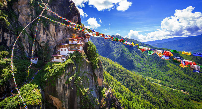 Tiger Nest Kloster in Bhutan