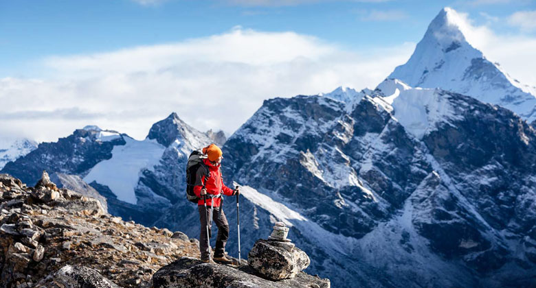 Wanderung und Bergsteigen in Nepal