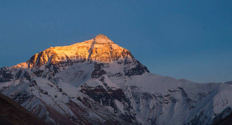 Wunderschöner Sonnenuntergang am Mount Everest