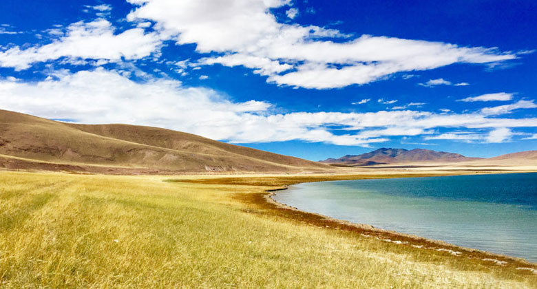 Herbstlandschaft von Tibet