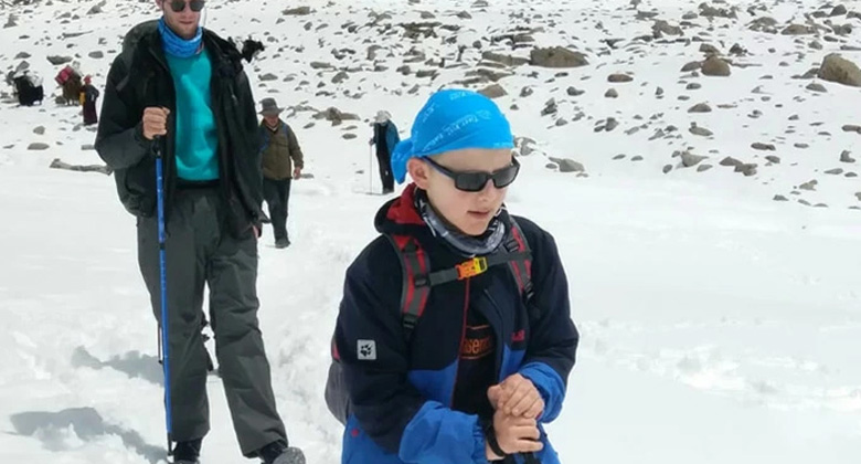 Unser jüngster Gast bei der Kailash Mansarovar Yatra