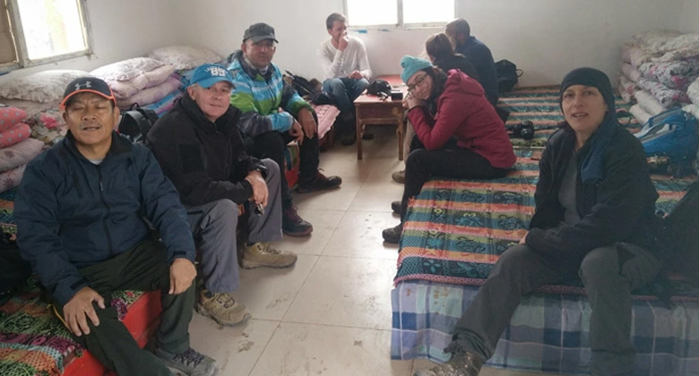 Modest dorm bed for Mt. Kailash Yatra lodging