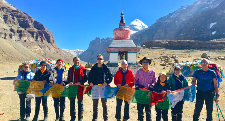 Unsere Kunden nehmen an der 3-tägigen Mount-Kailash-Kora teil