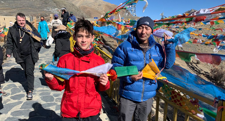 Tibetan prayer flags