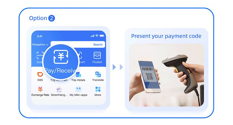 Alipay und WeChat Pay