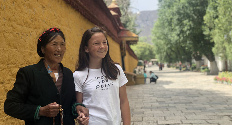 Freundliche Tibeter