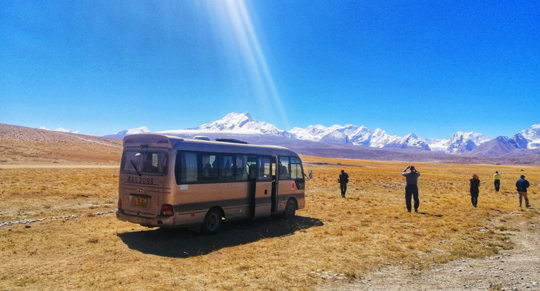 Tibet Touristenbus