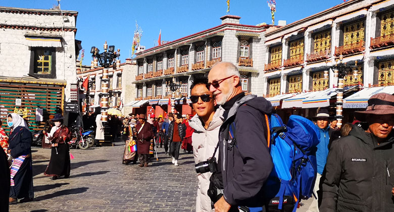 Visit Barkhor Street with our Tibetan guide