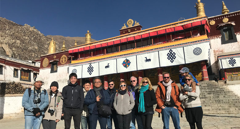 Lhasa Potala-Palast im November