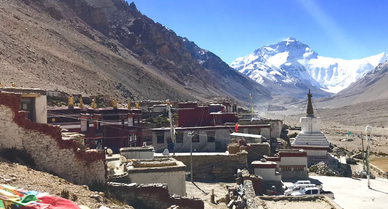 Besuchen Rongbuk-Kloster im Dezember