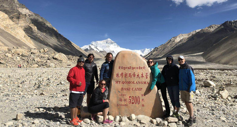 Gute Aussicht auf den Mount Everest