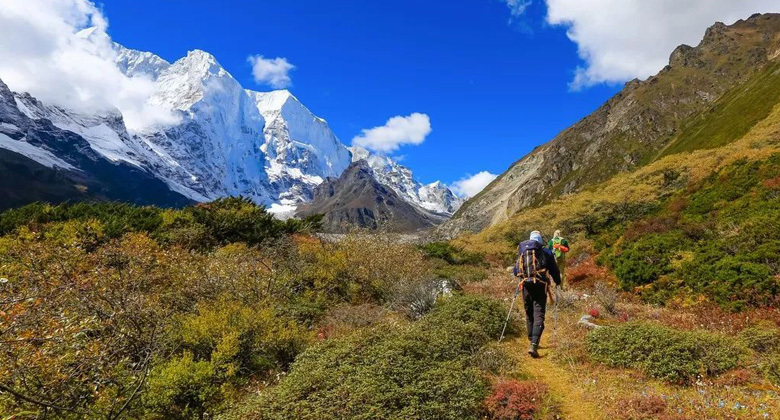 Trekkingroute im Gama-Tal